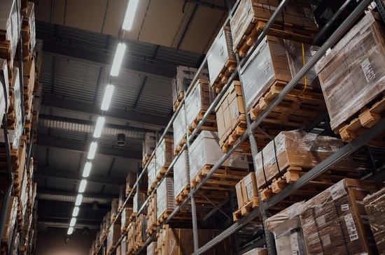 Warehouses frequently contain areas with asbestos-containing materials