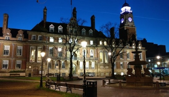 Leicester Town Hall and Square