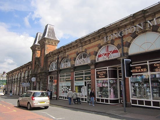 Longton Market in the city centre of Stoke on Trent