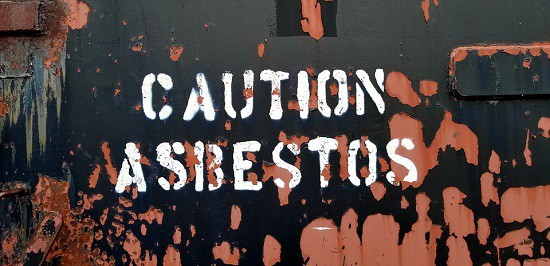 Caution is needed when handling asbestos